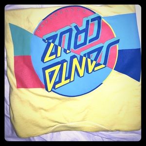 Santa Cruz women’s crop top Size small retro grade